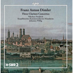 DIMLER:THREE CLARINET CONCERTOS