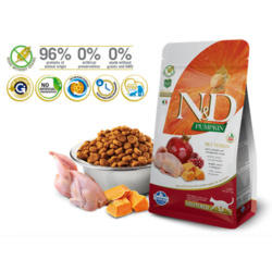 N&D Suva hrana Cat Pumpkin Neutered Quail&Pomegranate 1,5kg