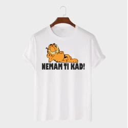 MAFIMI Muška majica Nemam ti kad, Bela