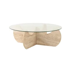 HANAH HOME Sto za dnevnu sobu Himalayas Travertine