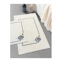 Lessentiel Maison Set prostirki za kupatilo Sea Weed, 2 dela, Krem