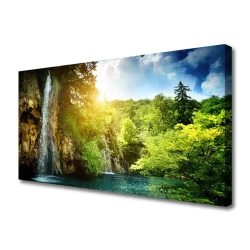 tulup.si Slika na platnu Slap drevesa landscape 100x50 cm