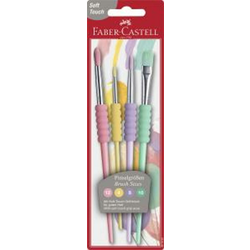 Set četkica Faber-Castell Soft - 4 kom (slikarske četkice)