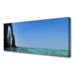 tulup.si Slika na platnu Sea rock landscape 120x60 cm