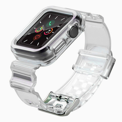 Siliconski zamjenski remen za Watch 6 40 mm / Watch 5 40 mm / Watch 4 40 mm / Watch SE 40 mm - Prozirna KP26552