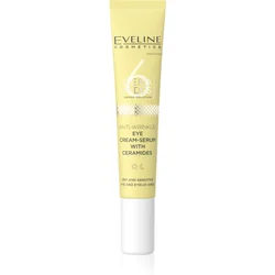 EVELINE - 6 CERAMIDES ANTI-WRINKLE EYE CREAM-SERUM 20ml
