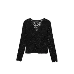 VERO MODA Bluza VMDEA črna