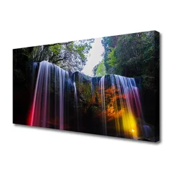 tulup.si Slika na platnu Slap narava 100x50 cm