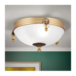Orion DL 7-522/31 - Plafonsko svetlo ROCCA 2xE27/60W/230V O 31 cm bronza/bela