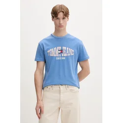 Tommy Jeans kratka majica moška bombažna
