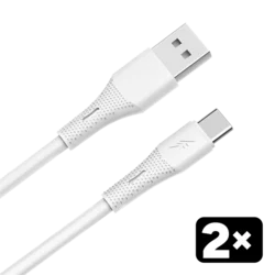 Kabl AVAX CB4301 2X / USB-A to USB-C / 18W / 1.5 m / White