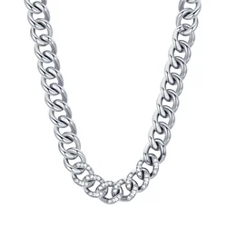 Luca Barra Ogrlica Chain, Srebrne boje