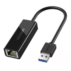 UGREEN Adapter USB 3.0 na RJ45 Gigabit Ethernet CR111 crni