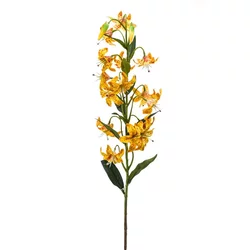 Umetna lilija rumena 80 cm - rumena