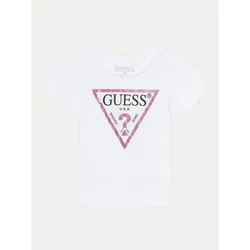 Guess Majica K73I56 K8HM0 Bela Regular Fit