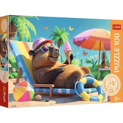 Počitniška kapibara 100-delni puzzle – Trefl