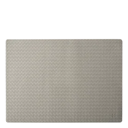 Rectangular PVC placemat light grey – Elements Ambiente Braid - 593945