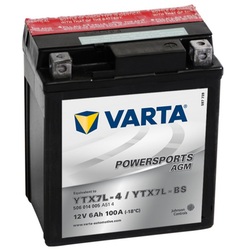 Varta Akumulator MOTO YTX7L-BS, 12V, 6Ah, D+