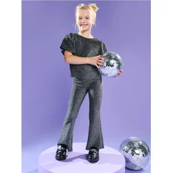 Sinsay - Komplet: bluza i pantalone - srebro