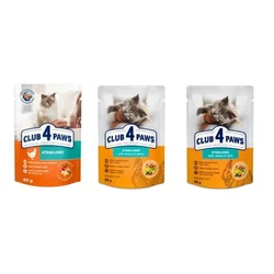 Club4Paws sos za mačke Cat Sterilised - Piletina 80g