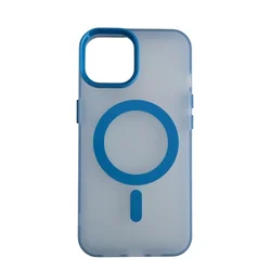Silikonska futrola Magsafe FLURO COLOR Iphone 13/14 PLAVA