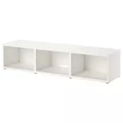 BESTA TV stalaža, bela, 180x40x38 cm