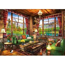 BlueBird - Puzzle Davison: Mount Cabin View - 500 kosov
