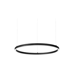 Ideal Lux - LED luster sa prigušiva na sajli ORACLE S LED/40W/230V 4000K preč. 70 cm crna