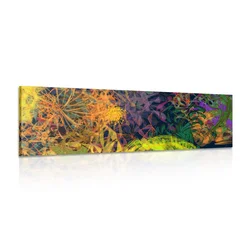 Slika barvita abstraktna umetnost - 120x40