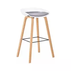Barska stolica 81x51 cm bež/bela