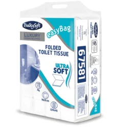 Bulkysoft easyBag eccellence V složivi toalet papir 2sl (40 pak)