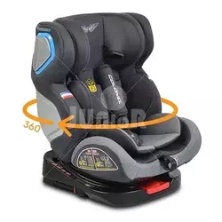 Cangaroo autosedište Colonel Isofix Light Grey, 0-36kg
