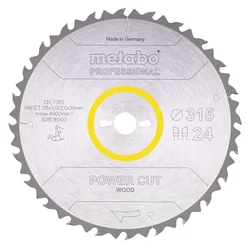 Metabo kružna testera za drvo POWER CUT WOOD - PROFESSIONAL HW/CT 190x30x48z