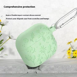 Zaštitna futrola Flower za Airpods 4 crna