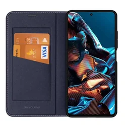 DUX DUCIS Skin X2 – preklopna torbica za Redmi Note 12 Pro 5G plava