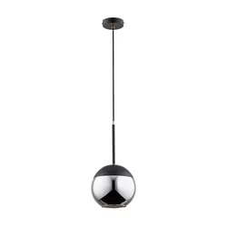 Luster na sajli VOLDA 1xE27/60W/230V crna