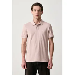 BOSS Orange polo majica moška bombažna z elastanom Passenger