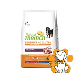 Natural Trainer Sensitive No Gluten Medium&Maxi Adult Duck 3kg, Pačetina
