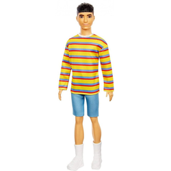 Lutka Mattel Barbie Fashionistas - Ken, s bluzom na pruge