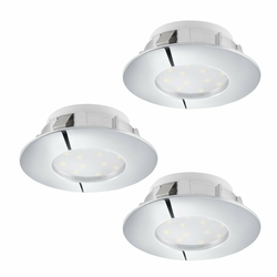 Eglo 95822 - KOMPLET 3x LED ugradnih svetiljki PINEDA LED/4,9W/230V