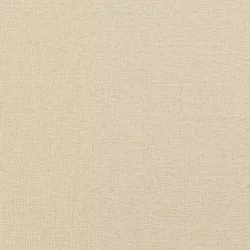 3-dijelni set sofa s tabureom i jastucima krem tkanina