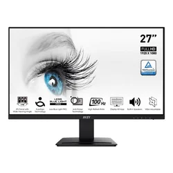 Monitor 27 MSI PRO MP273A Flat FHD IPS 100Hz HDMI DP VGA