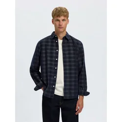 SELECTED Srajca SLMCLAUS-PAU temno modra/bela