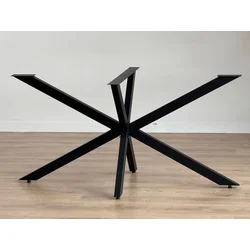Hanah Home Nogari za sto Ahtapot, 150x71x78 cm, Crni