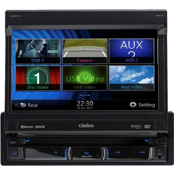 CLARION avtoradio z LCD zaslonom NZ502E