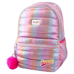 Play Školski ranac za devojčice Sweet Pop fashion, 43x30x20cm, Roze