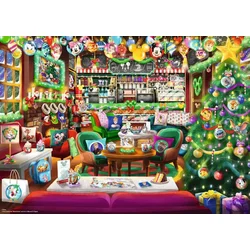 Ravensburger - Puzzle Disneyjeva božična kavarna - 1 000 kosov
