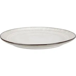 Plošča KO-Q97001530 plitv komplet 6 kosov 27 cm sivega keramičnega pohištva
