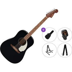 Fender California Standard Redondo Premium SET Black Akustična kitara