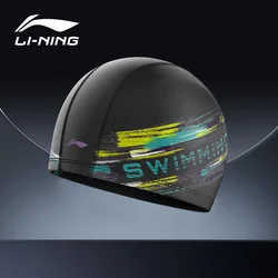 Li-Ning Unisex kapa za plivanje 6311, Crna